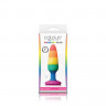 Радужная анальная пробка Colours Pride Edition Pleasure Plug