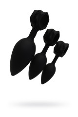 Набор анальных плагов с кольцом Bathmate Anal Training Plugs