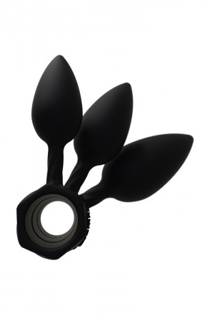 Набор анальных плагов с кольцом Bathmate Anal Training Plugs