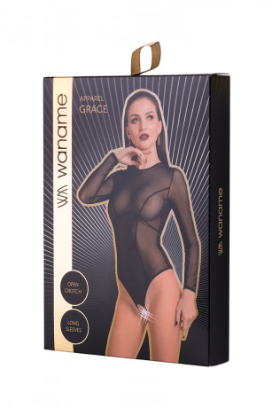Эротическое прозрачное боди с рукавами Waname Apparel Grace