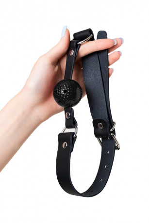 Стильный дышащий кляп с регулируемым ремешком