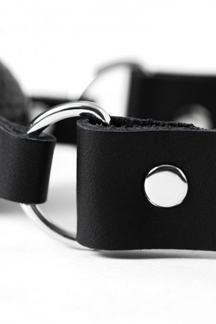 Стильный дышащий кляп с регулируемым ремешком