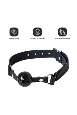 Стильный дышащий кляп с регулируемым ремешком