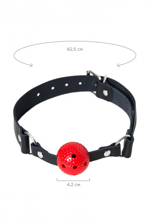 Стильный дышащий кляп с регулируемым ремешком