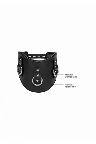 Ошейник из натуральной кожи с тонкой подкладкой Heavy Duty Padded Posture Collar