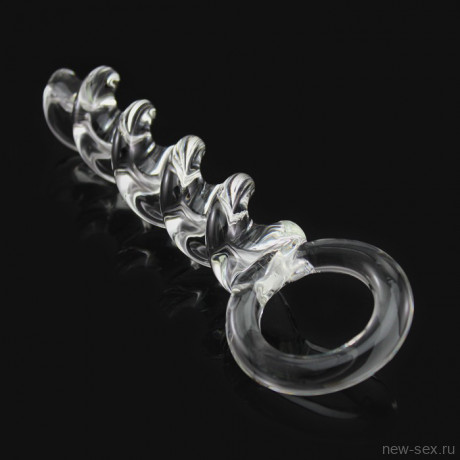 Стеклянный анальный шуруп
