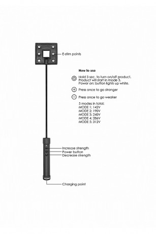 Беспроводной ударный стек с электростимуляцией E-stim Crop