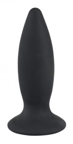 Перезаряжаемая анальная пробка из нежного силикона Black Velvets Recharge Plug