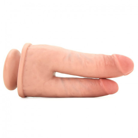 Фаллоимитатор для двойного проникновения на присоске