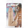 Реалистичный фаллоимитатор с присасывающейся основой 15 см