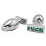 Анальная втулка с надписью "FUCK"