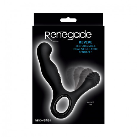 Перезаряжаемый стимулятор простаты с вибрацией Renegade Revive Prostate Massager