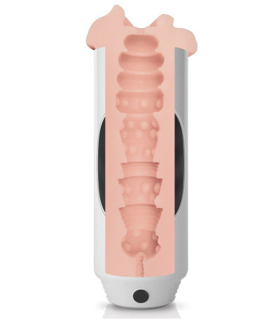 Вибромастурбатор ультра реалистичная вагина в мягкой тубе Mega Grip Vibrating Stroker Pus