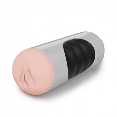 Вибромастурбатор ультра реалистичная вагина в мягкой тубе Mega Grip Vibrating Stroker Pus