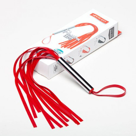 Плеть мини из натурального латекса с широкими лентами