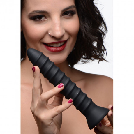 Вибромассажер спиральный Power Screw 10X Spiral Silicone Vibrator