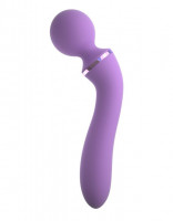 Мощный вибромассажер с 2 моторами для оргазма