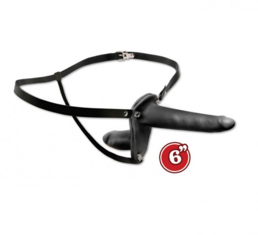 Страпон FF DOUBLE PENETRIX STRAP ON BLACK