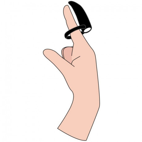 Виброкольцо-насадка на палец или пенис Finger Vibrator
