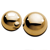 Вагинальные шарики из желтого металла Ben-Wa Balls