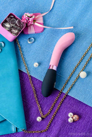 Вибро массажер с изогнутой формой для стимуляции точки Джи Eromantica Monica