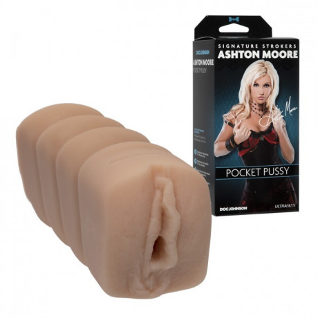 Мастурбатор из нежнейшего материала в виде киски порно-знаменитости Эштон Мур