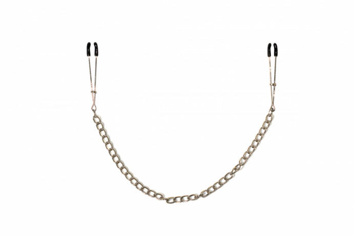 Металлические зажимы на соски на элегантной цепочке Party Hard Lust