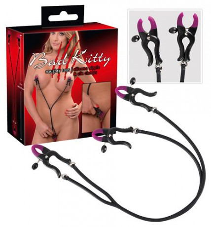 Зажимы Y-Kette на половые губы и соски