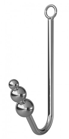 Анальный крюк с рельефным наконечником