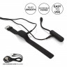 Перезарежаемый миниатюрный вибратор с управлением на браслете Wristband Remote Petite Bullet