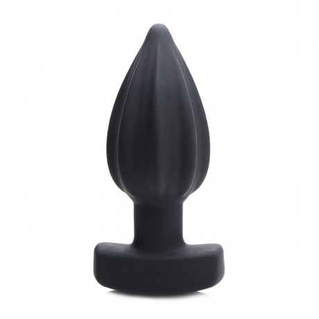 Анальная пробка с вибростимуляцией и пультом ду The Assterisk 10X Ribbed