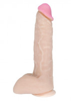 Большой фаллоимитатор на подошве-присоске REAL Next 24 см