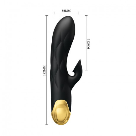 Рельефный вибратор с вакуумно-волновой стимуляцией клитора Liberators