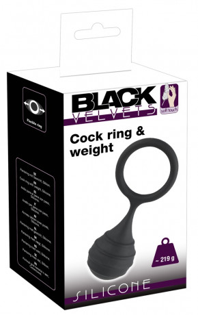 Эрекционное кольцо с грузом Cock ring weight