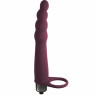 Анальная вибронасадка для двойного проникновения Pure Passion Bramble Wine