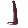 Анальная вибронасадка для двойного проникновения Pure Passion Bramble Wine