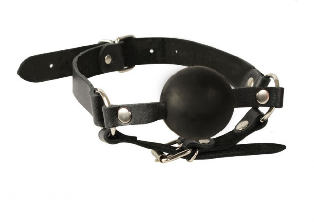 Кожаный кляп для БДСМ игр