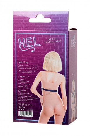 Портупея с открытой грудью в обрамлении эластичных лент Nelli