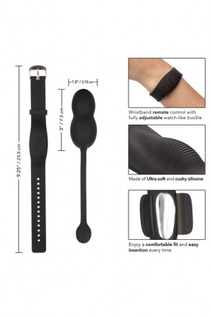 Вагинальные шарики с дистанционным управлением на браслета Ultra-Soft Kegel System