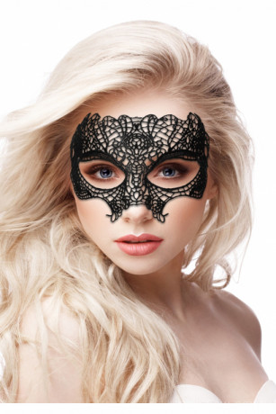 Кружевная маска ручной работы на глаза Princess Black Lace Mask