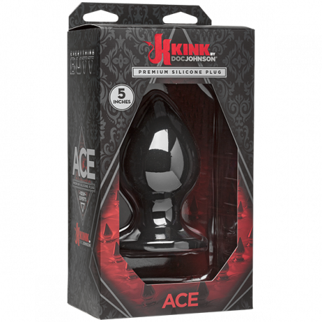 Анальная пробка Kink Silicone Plug - 5