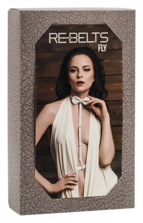 Белая портупея-чокер Fly White