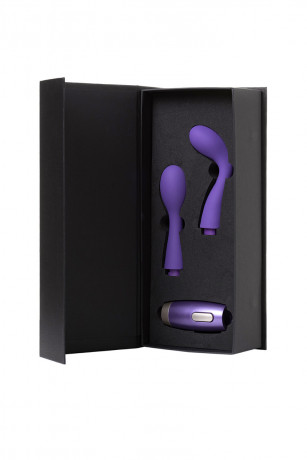 Вибратор с двумя сменными насадками для стимуляции эрогенных зон Le Stelle PERKS SERIES EX-1