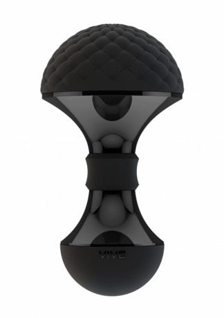 Уникальный вибромассажер с широкой округлой текстурированной головкой Enoki