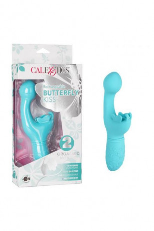 Силиконовый вибромассажер с 10 функциями вибрации Rechargeable Butterfly Kiss