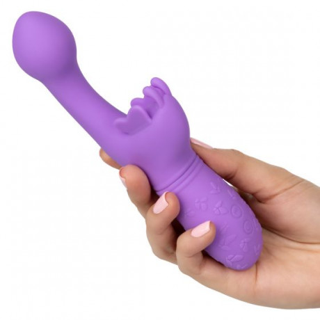 Силиконовый вибромассажер с 10 функциями вибрации Rechargeable Butterfly Kiss