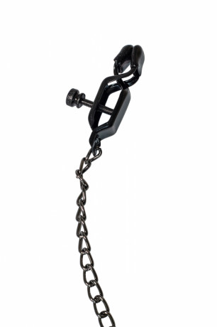 Черные БДСМ зажимы с удобной регулировкой Party Hard Desire