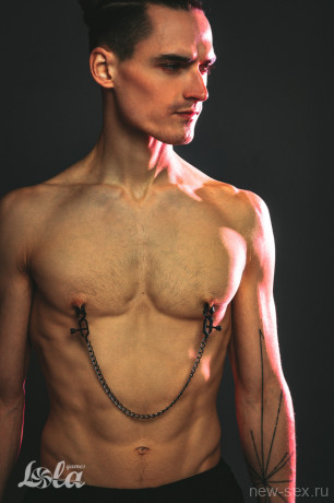 Черные БДСМ зажимы с удобной регулировкой Party Hard Desire