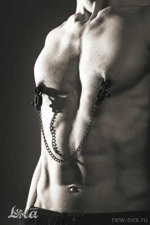 Черные БДСМ зажимы с удобной регулировкой Party Hard Desire