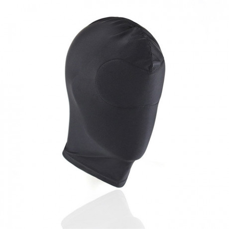 Глухая маска на лицо с уплотнением на глазах из эластичной ткани